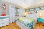 Queen bedroom with a full bathroom ensuite